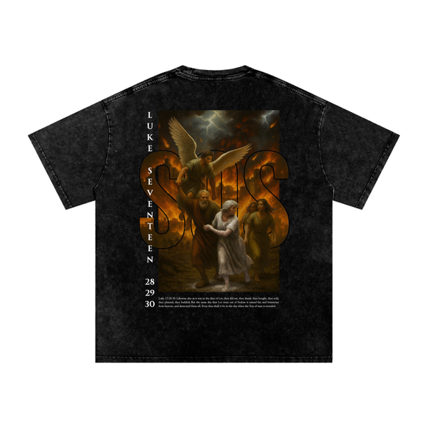 S&G Snow Washed Oversized Cotton Tee