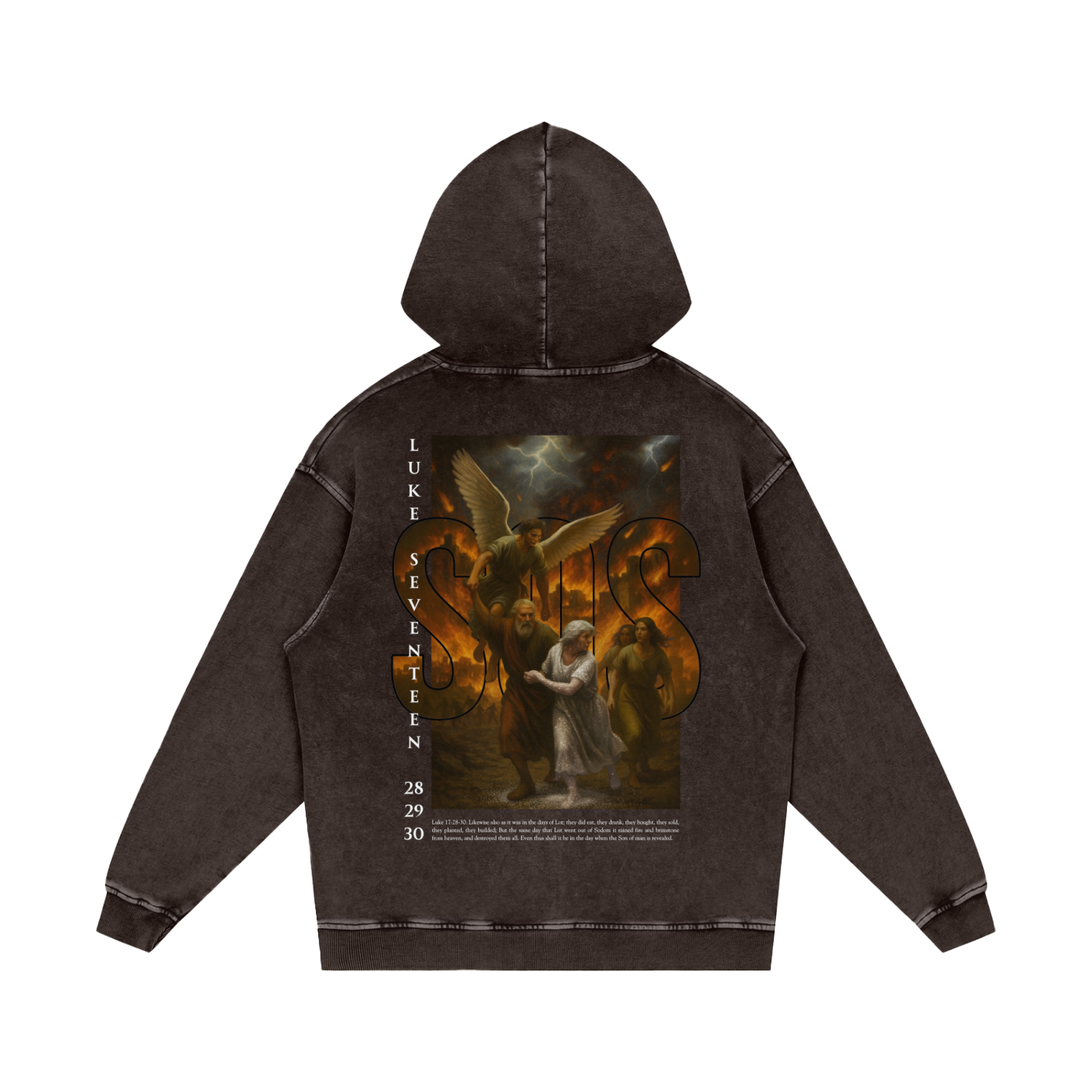 S&G Snow Washed Loose Hoodie