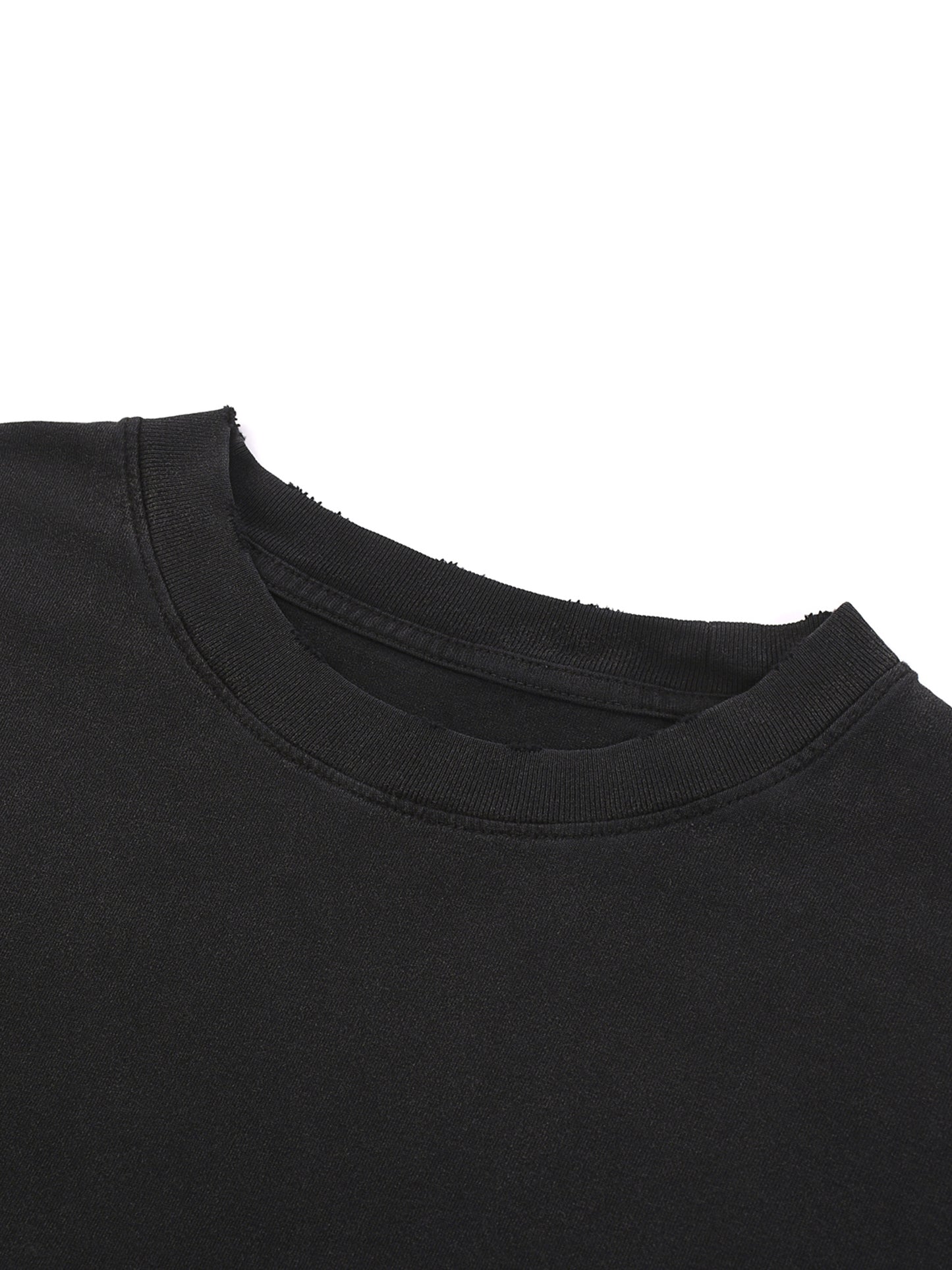 S&G Snow Washed Raw-Hem T