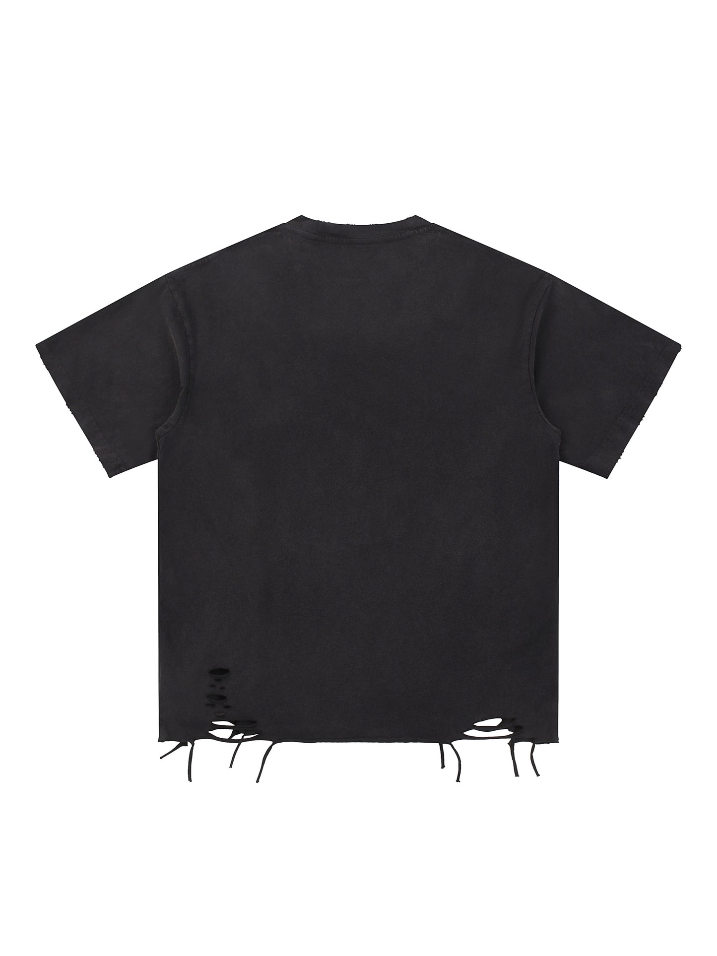 S&G Snow Washed Raw-Hem T